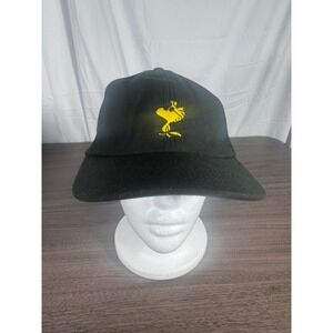 Vans x Peanuts Woodstock Black Adjustable Snapback Hat 2017 Snoopy Collab Cap